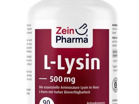 Zein Pharma L-Lysine, 500mg - 90 vcaps Sale