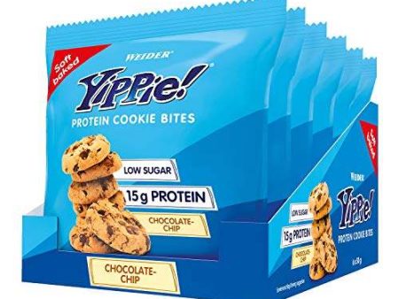 Weider Protein Cookie Bites, Chocolate Chip - 6 x 50g For Sale