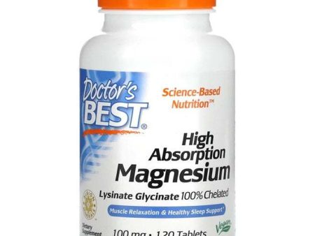 Doctor s Best High Absorption Magnesium, 100mg - 240 tablets Online Sale