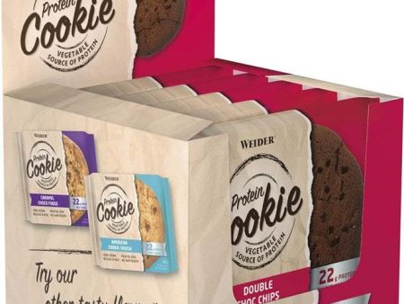 Weider Protein Cookie, Double Choc Chips - 12 x 90g Online