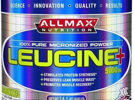 AllMax Nutrition Leucine +, 5000mg - 400 grams Hot on Sale