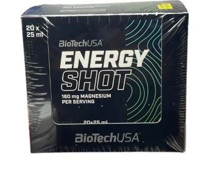 BioTechUSA Energy Shot, Lemon - 20 x 25 ml Online now