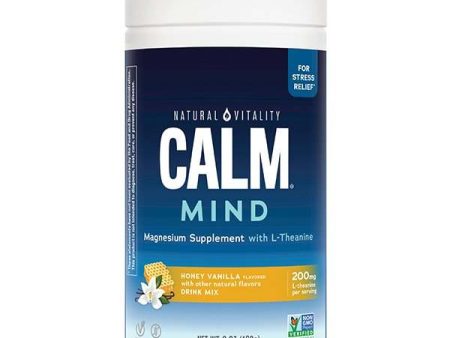 Natural Vitality Calm Mind, Honey Vanilla - 168 grams For Sale