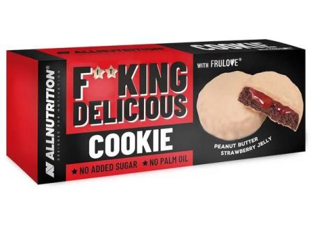 Allnutrition Fitking Delicious Cookie, Peanut Butter Strawberry Jelly - 128 grams For Sale