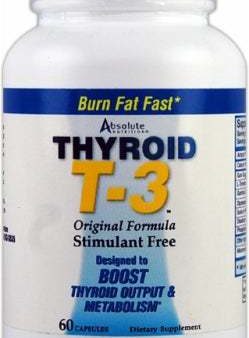 Absolute Nutrition Thyroid T3 - 60 caps For Sale