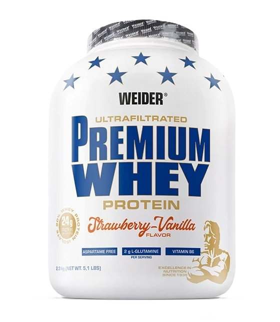 Weider Premium Whey, Strawberry Vanilla - 2300 grams Fashion