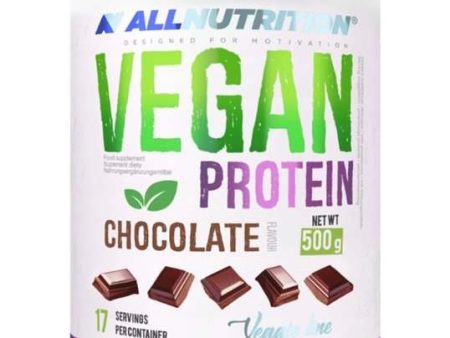 Allnutrition Vegan Protein, Chocolate - 500 grams For Cheap