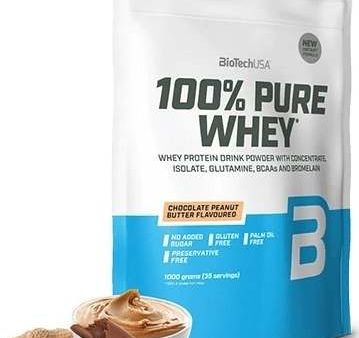 BioTechUSA 100% Pure Whey, Chocolate Peanut Butter - 1000 grams Online now