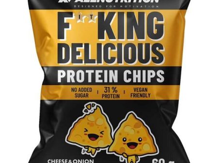 Allnutrition Fitking Delicious Protein Chips, Cheese and Onion - 60 grams Hot on Sale