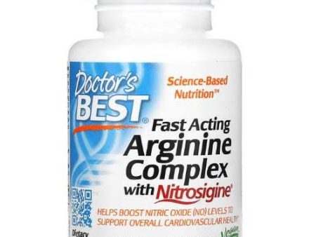 Doctor s Best Fast Acting Arginine Complex with Nitrosigine, 750mg - 60 tablets Online now