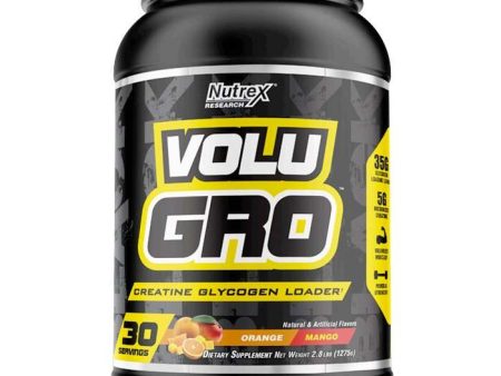 Nutrex Volu Gro, Orange Mango - 1284 grams For Cheap