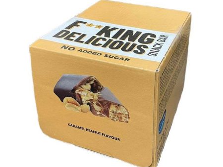 Allnutrition Fitking Delicious Snack Bar, Caramel Peanut - 24 x 40g Sale