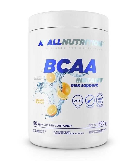 Allnutrition BCAA Instant Max Support, Orange - 500 grams on Sale