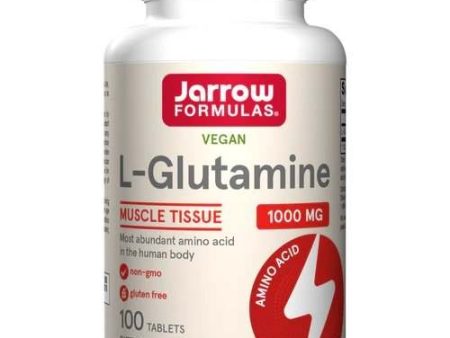 Jarrow Formulas L-Glutamine, 1000mg - 100 tablets Online Hot Sale