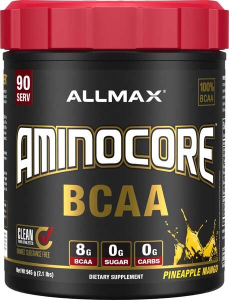 AllMax Nutrition Aminocore BCAA, Pineapple Mango - 945 grams Sale