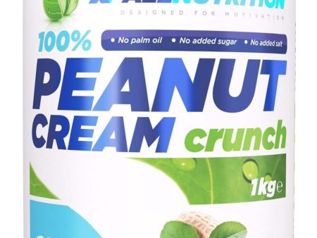 Allnutrition 100% Peanut Cream, Crunch - 1000 grams Sale