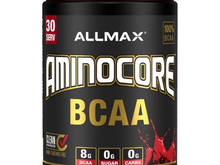 AllMax Nutrition Aminocore BCAA, Fruit Punch - 315 grams on Sale