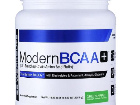 Modern Sports Nutrition Modern BCAA+, Green Apple - 535 grams For Sale