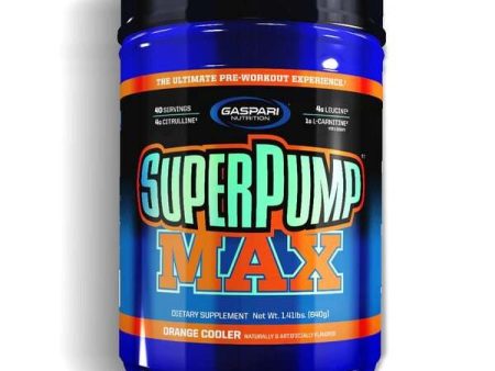 Gaspari Nutrition SuperPump MAX, Orange Cooler - 640 grams For Discount