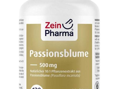 Zein Pharma Passion Flower, 500mg - 120 caps Online Hot Sale