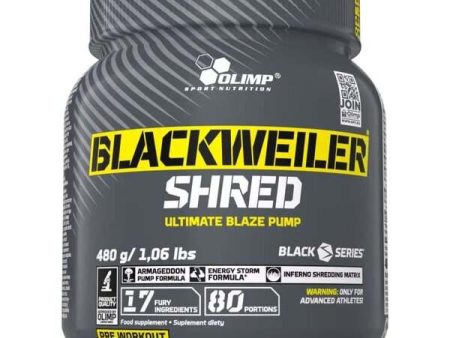 Olimp Nutrition Blackweiler Shred, Exotic Orange - 480 grams Supply