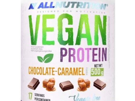 Allnutrition Vegan Protein, Chocolate Caramel - 500 grams For Discount