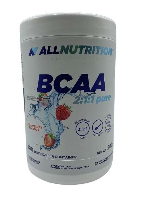 Allnutrition BCAA 2:1:1 Pure, Strawberry - 500 grams For Discount