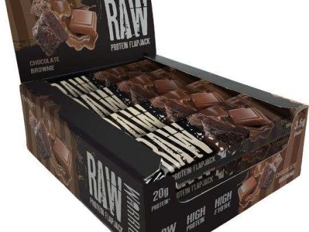 Warrior Raw Protein Flapjack, Chocolate Brownie - 12 bars Online Sale