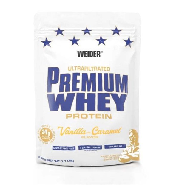 Weider Premium Whey, Vanilla Caramel - 500 grams Online Sale