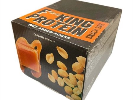 Allnutrition Fitking Protein Snack Bar, Caramel Peanut - 24 x 40g For Cheap