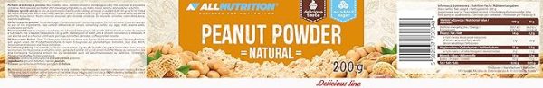 Allnutrition Peanut Powder, Natural - 200 grams Fashion