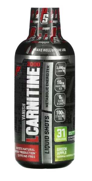 Pro Supps L-Carnitine 3000, Green Apple - 473 ml Online Sale