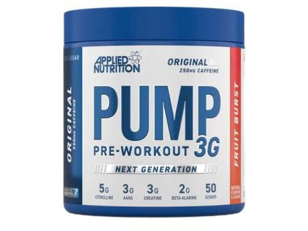 Applied Nutrition Pump 3G Pre-Workout, Fruit Burst - 375 grams Cheap