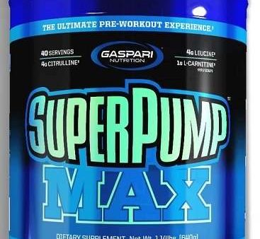 Gaspari Nutrition SuperPump MAX, Blue Raspberry - 640 grams Hot on Sale