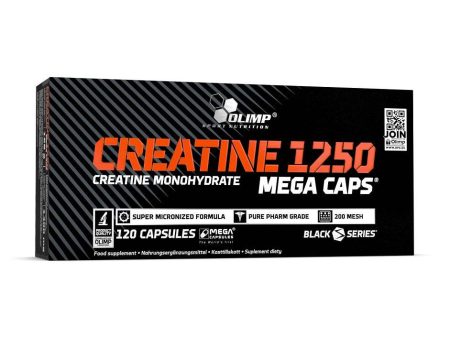 Olimp Nutrition Creatine 1250 Mega Caps - 120 caps Hot on Sale