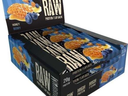 Warrior Raw Protein Flapjack, Honey Berry - 12 bars For Cheap