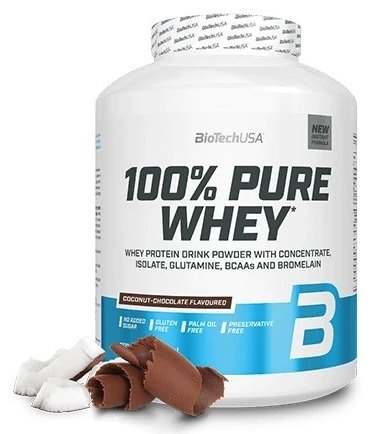 BioTechUSA 100% Pure Whey, Coconut-Chocolate - 2270 grams Cheap