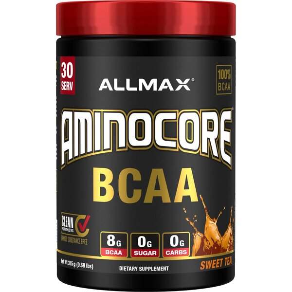 AllMax Nutrition Aminocore BCAA, Sweet Tea - 315 grams Online Sale