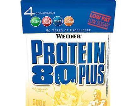 Weider Protein 80 Plus, Vanilla - 500 grams Online now