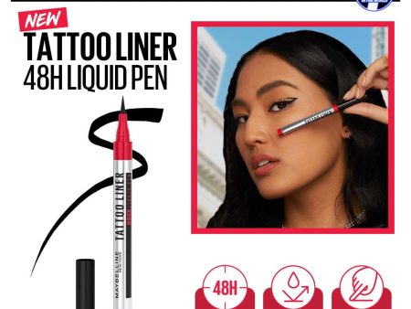 Maybelline New York Tattoo Liner 48H Liquid Pen Online now