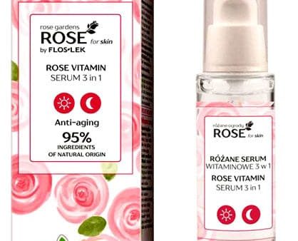 Floslek Rose For Skin Rose Garden Rose Vitamin Serum 3In1 30Ml Online Hot Sale