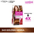 LOreal Paris Casting Creme Gloss - 543 Golden Henna Hair Color Online Hot Sale