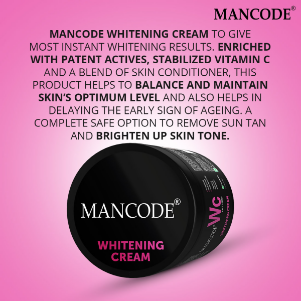 Mancode Whitening Cream Sale