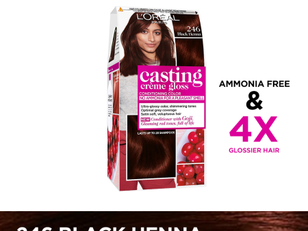 LOreal Paris Casting Creme Gloss 246 Black Henna Sale