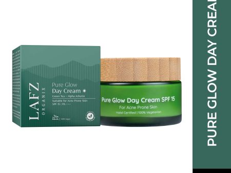 Lafz Organix Pure Glow Day Cream with Green Tea & Alpha Arbutin Hot on Sale