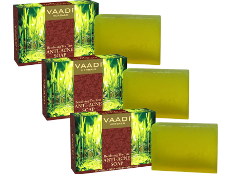 Vaadi Herbals Anti-Acne Soap With Becalming & Tea Tree Oil For Discount